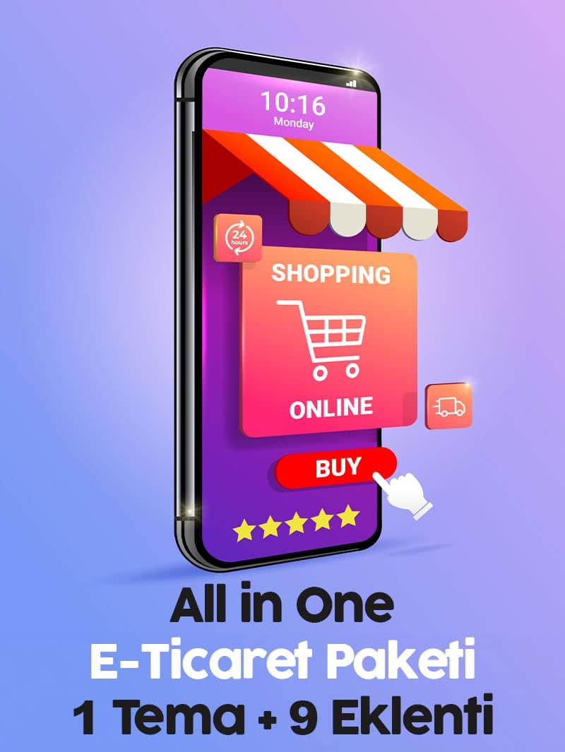 All In One E-Ticaret Paketi