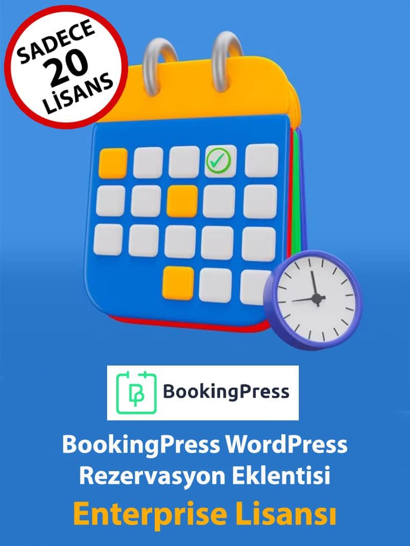 BookingPress Rezervasyon Eklentisi