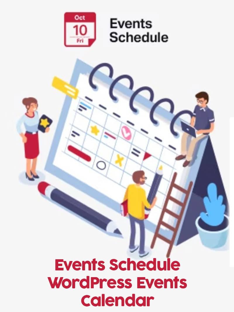 Events Schedule Etkinlik Takvimi Eklentisi