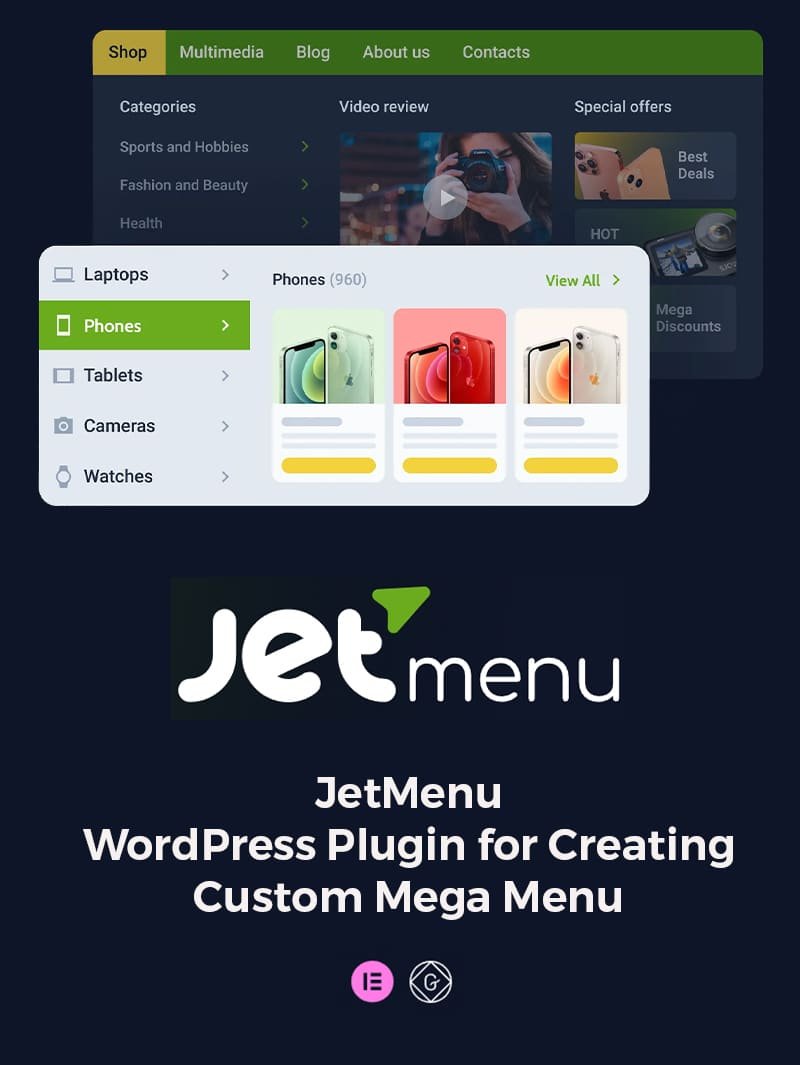 JetMenu Custom Mega Menu Lisansı