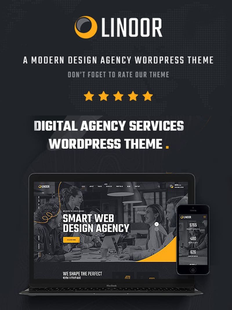Linoor Digital Agency Teması