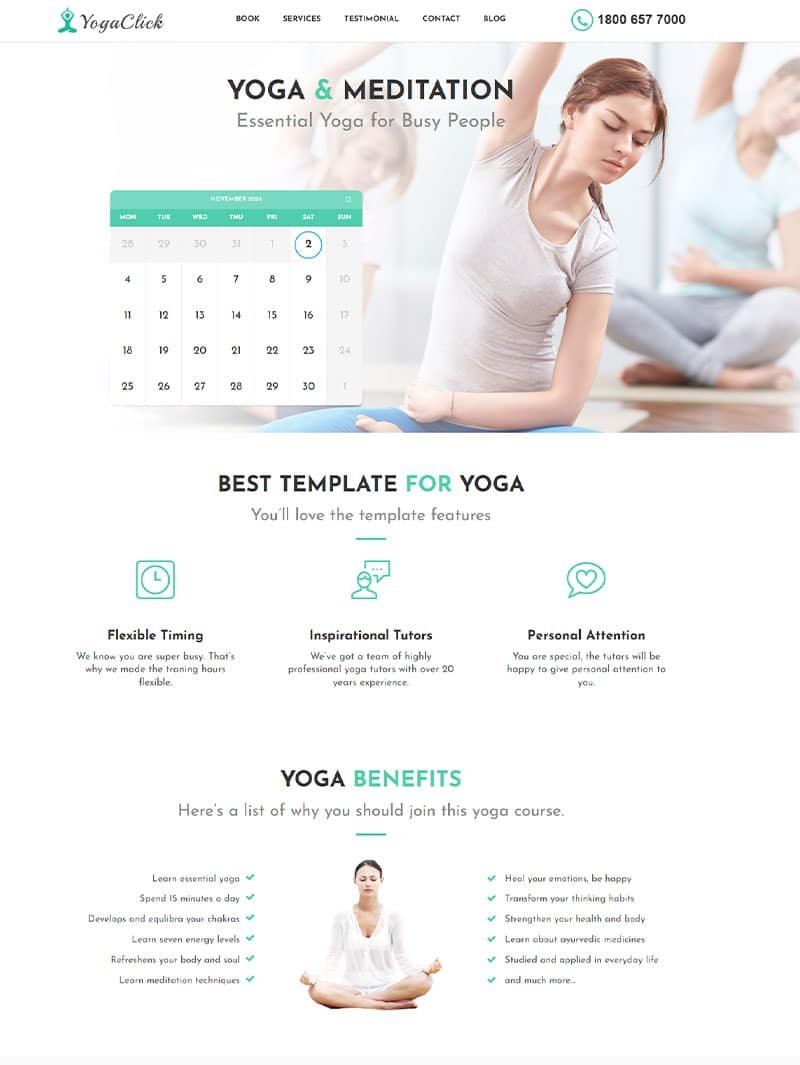 Mediclick Yoga Teması