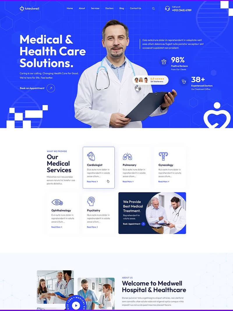 Medwell Medikal Teması