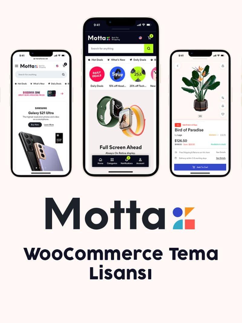 Motta E-Ticaret Teması