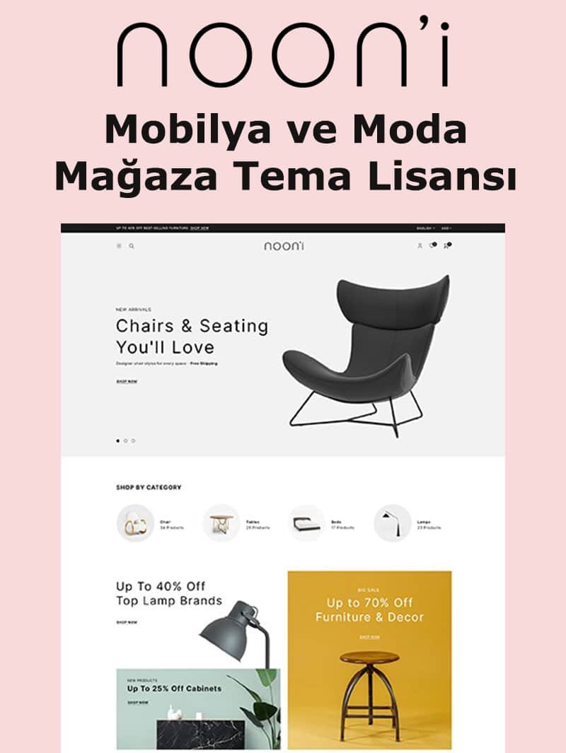 Nooni E-Ticaret Teması
