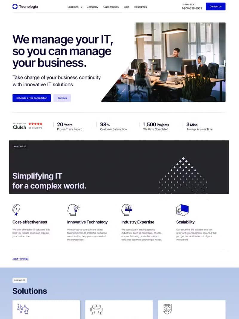 Tecnologia IT Software Teknoloji Tema Lisansı