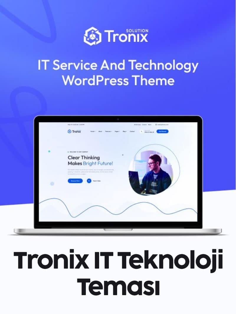 Tronix IT Teknoloji Tema Lisansı