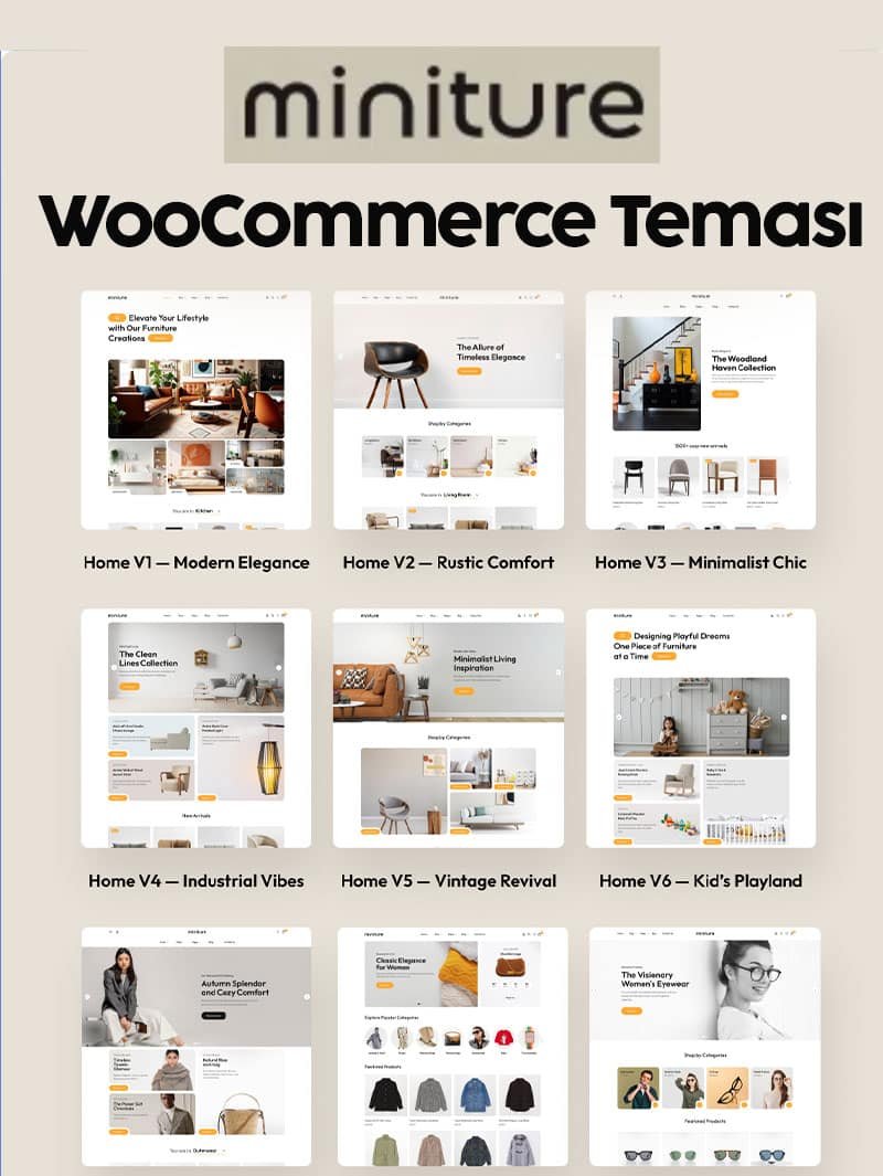Miniture E-Ticaret Tema Lisansı